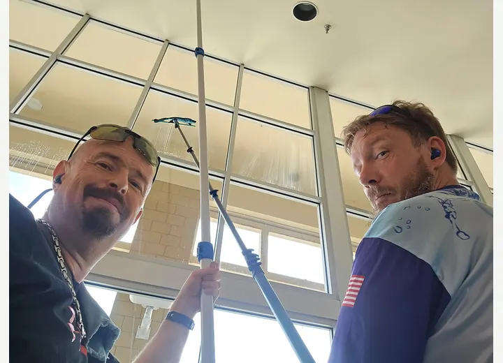Clearly Window Cleaning team working